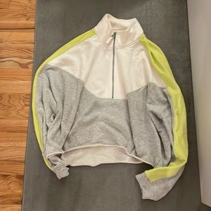 Free People Quarter Zip Sweatshirt